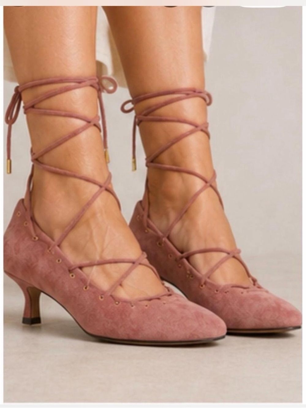 NWOB Madewell Remy kitten heels with ankle straps